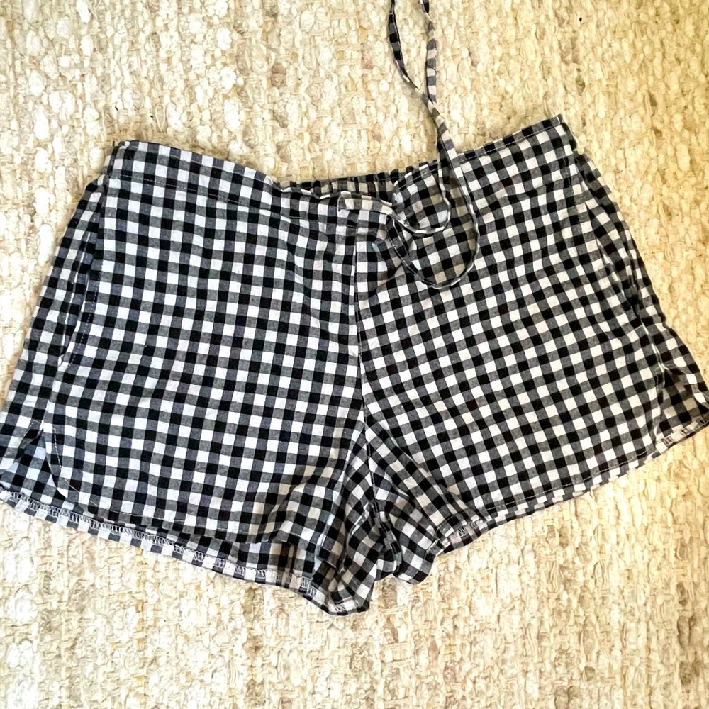Gingham shorts